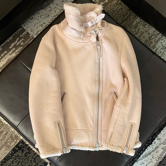 Mackage sheepskin aviator jacket - Picture 2 of 15